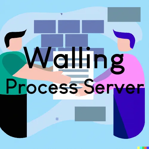 Walling Process Server, “Serving by Observing“ 