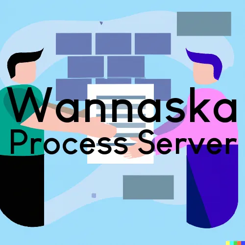 Wannaska, MN Process Servers and Courtesy Copy Messengers