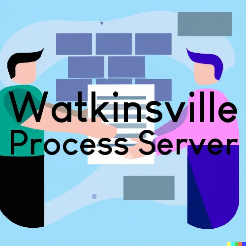 Process Servers in Zip Code Area 30677 in Watkinsville