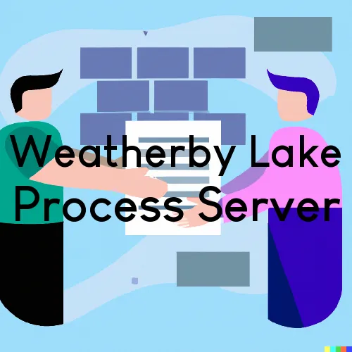 Weatherby Lake, MO Process Servers in Zip Code 64153