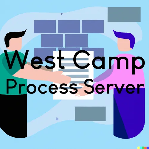 Process Servers in Zip Code Area 12490 in West Camp