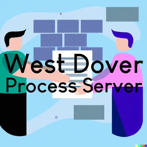 West Dover Process Server, “Serving by Observing“ 