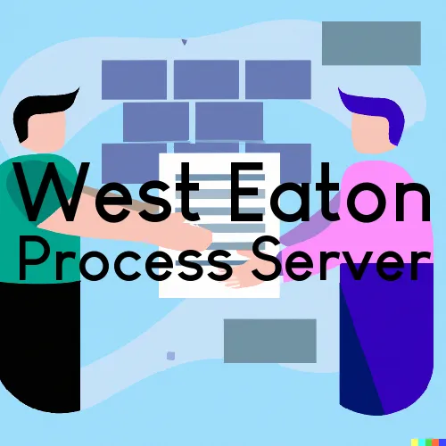 West Eaton Process Server, “Serving by Observing“ 