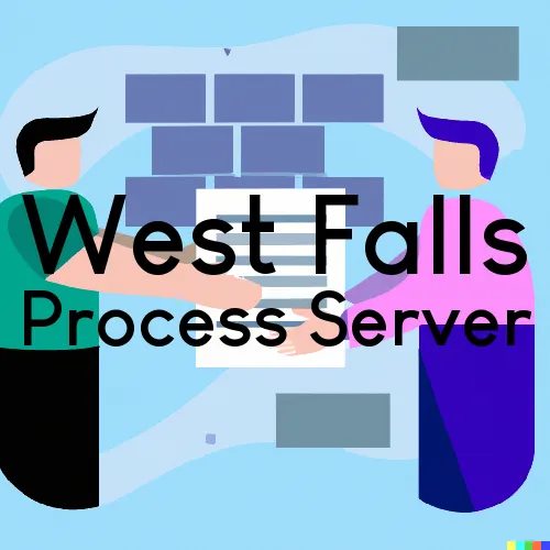 West Falls, New York Process Server, “Alcatraz Processing“ 