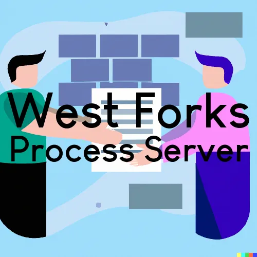 West Forks, ME Process Server, “Serving by Observing“ 