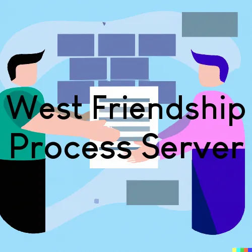 West Friendship, MD Process Server, “Gotcha Good“ 