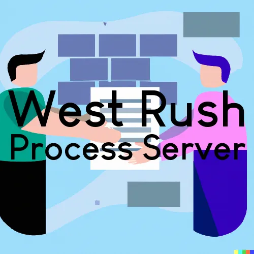 NY Process Servers in West Rush, Zip Code 14543