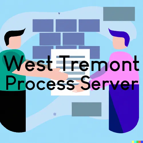 Process Servers in Zip Code Area 04612 in West Tremont
