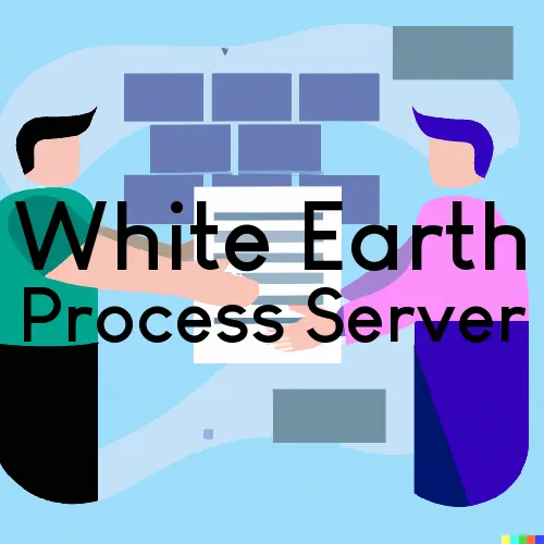 White Earth, ND Process Servers and Courtesy Copy Messengers