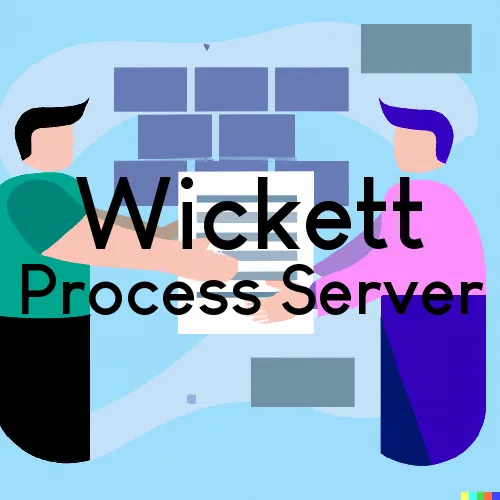 Wickett, TX Process Servers in Zip Code 79788