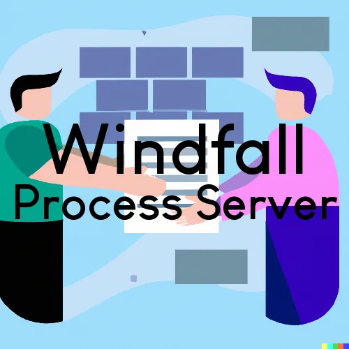 Windfall, IN Process Server, “Process Servers, Ltd.“ 