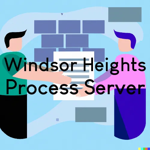Windsor Heights, Iowa Process Servers