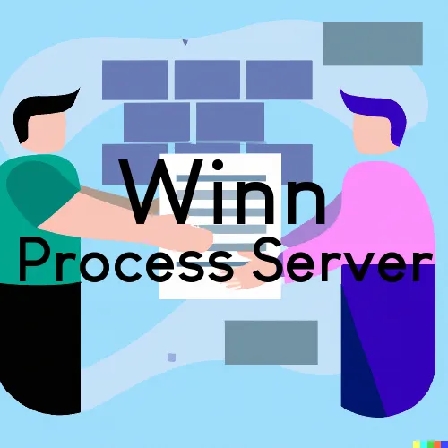 Winn, Michigan Process Servers