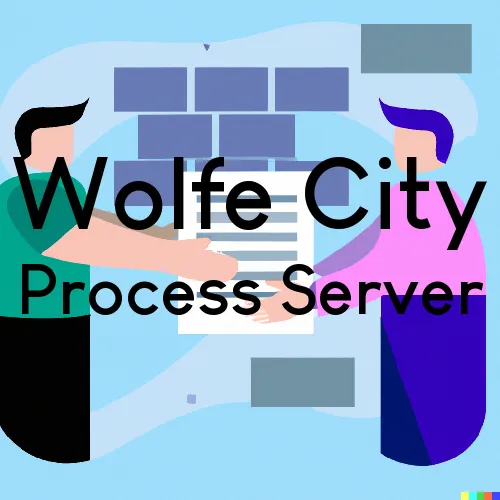 Process Servers in Zip Code Area 75496 in Wolfe City