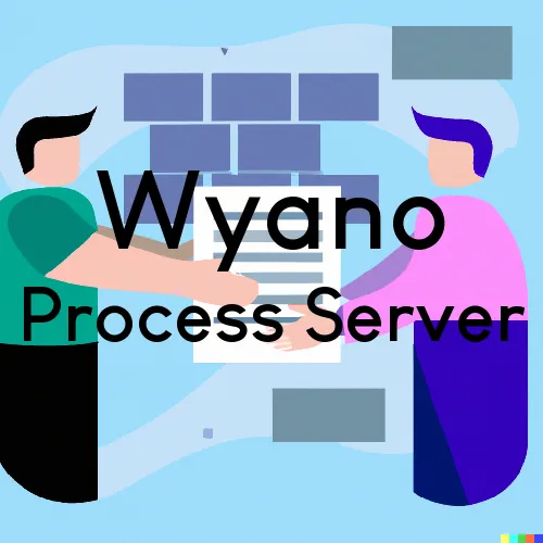 Wyano Process Server, “Serving by Observing“ 