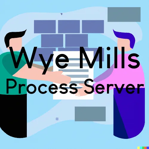 Wye Mills Process Server, “Process Servers, Ltd.“ 