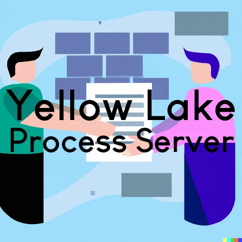 Yellow Lake, WI Process Server, “Alcatraz Processing“ 