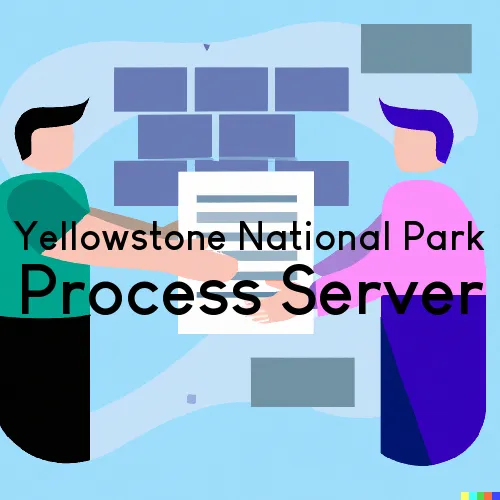 Yellowstone National Park, WY Process Servers in Zip Code 82190