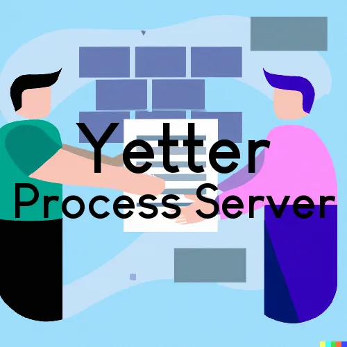 Yetter, Iowa Subpoena Process Servers