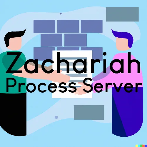 Zachariah, KY Process Servers in Zip Code 41301