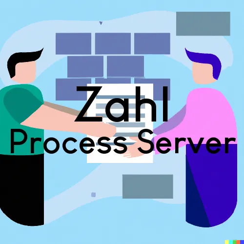 Zahl, North Dakota Process Servers