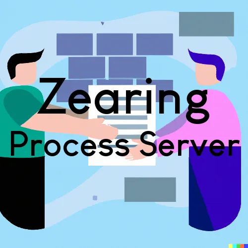 Zearing, Iowa Process Servers and Field Agents