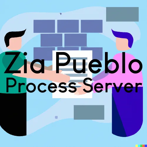 Zia Pueblo, NM Process Servers in Zip Code 87053