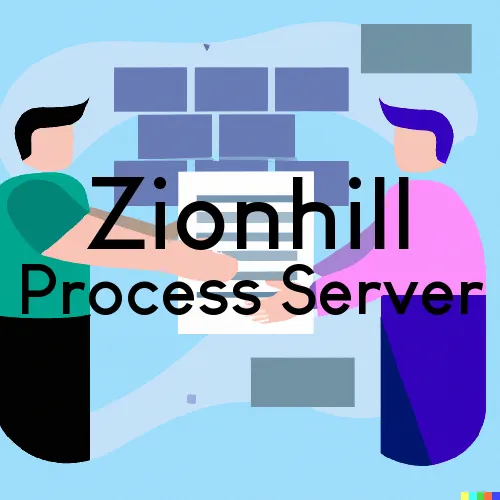 Zionhill Subpoena Process Servers in Zip Code 18981 