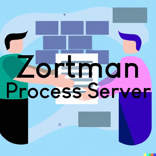 Courthouse Runner and Process Servers in Zortman