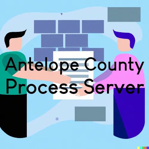 Antelope County, Nebraska Process Servers