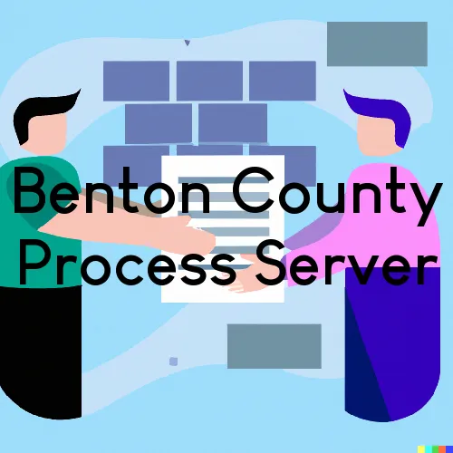 Process Serving a Summons in Benton County, Arkansas