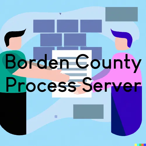 Borden County, Texas Process Servers