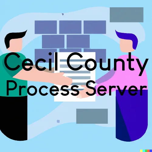 Cecil County, MD Process Server, “Server One“