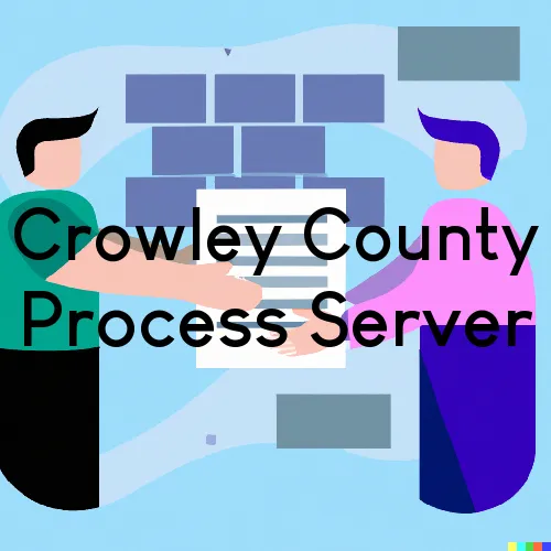 Crowley County, Colorado Process Servers