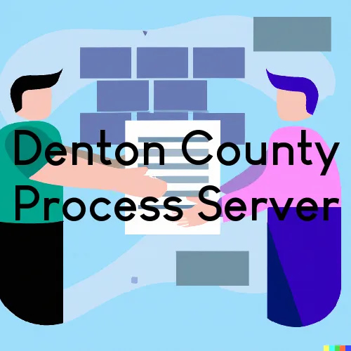 Denton County, Texas Process Server Fees
