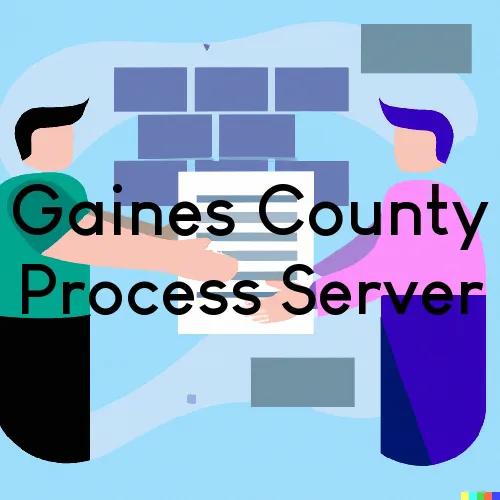 Gaines County, Texas Process Servers