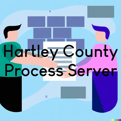 Hartley County, Texas Process Servers