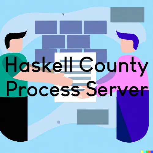 Haskell County, Texas Process Servers