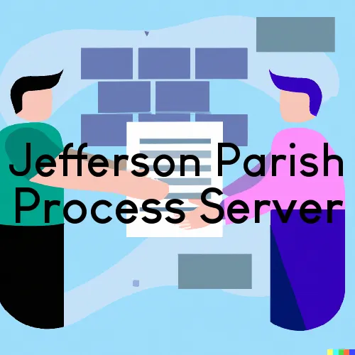 Jefferson Parish, Louisiana Process Servers and Process Services