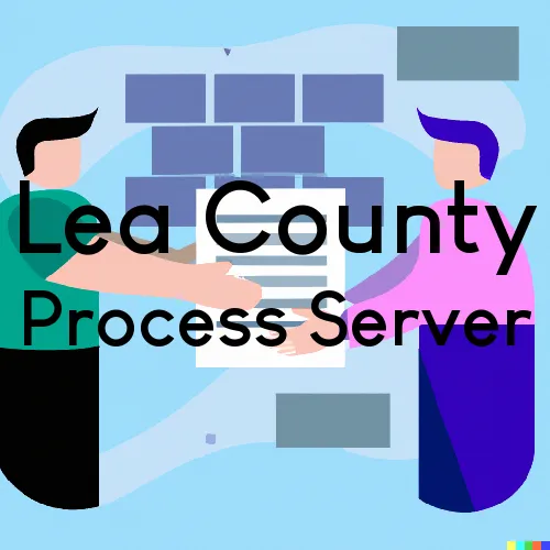 Lea County, NM Process Servers and Court Messengers