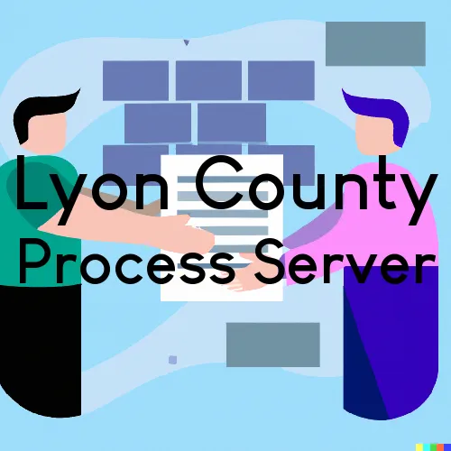 How Process Servers Serve Process in Lyon County, Nevada 