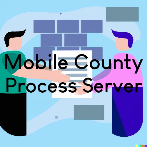 Site Map for Mobile County, Alabama Process Server