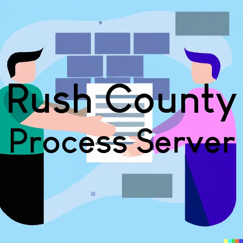 Rush County, Kansas Process Servers