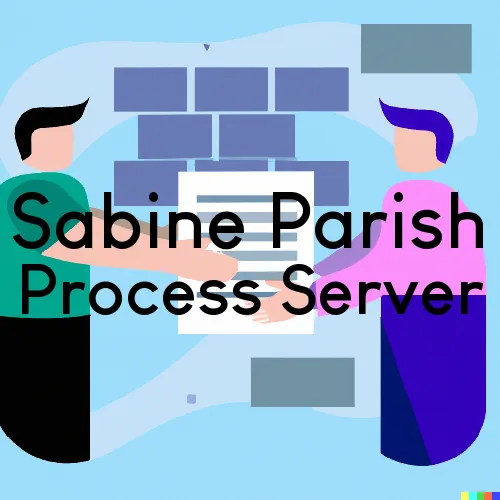 U.S.D.C. Process Servers in Sabine Parish, LA 