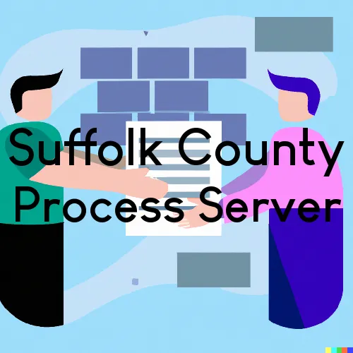 Site Map for Suffolk County, New York Process Server