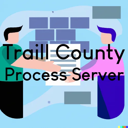 U.S.D.C. Process Servers in Traill County, ND 