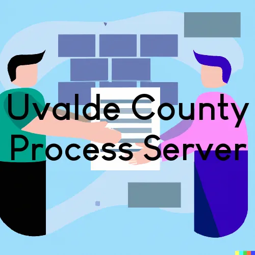 Uvalde County, Texas Process Servers