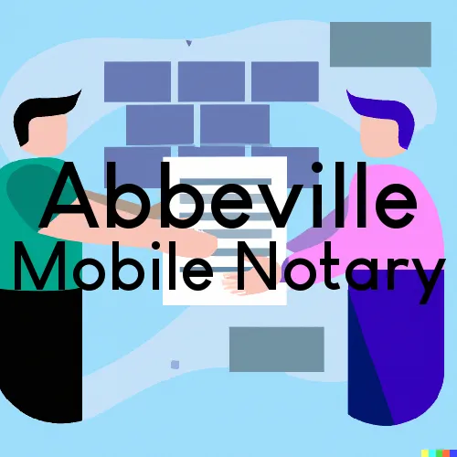 Abbeville, LA Mobile Notary and Traveling Signing Services 