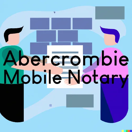 Traveling Notary in Abercrombie, ND