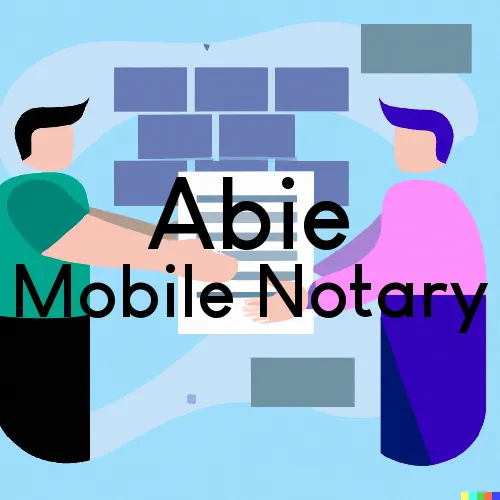 Abie, NE Mobile Notary Signing Agents in zip code area 68001